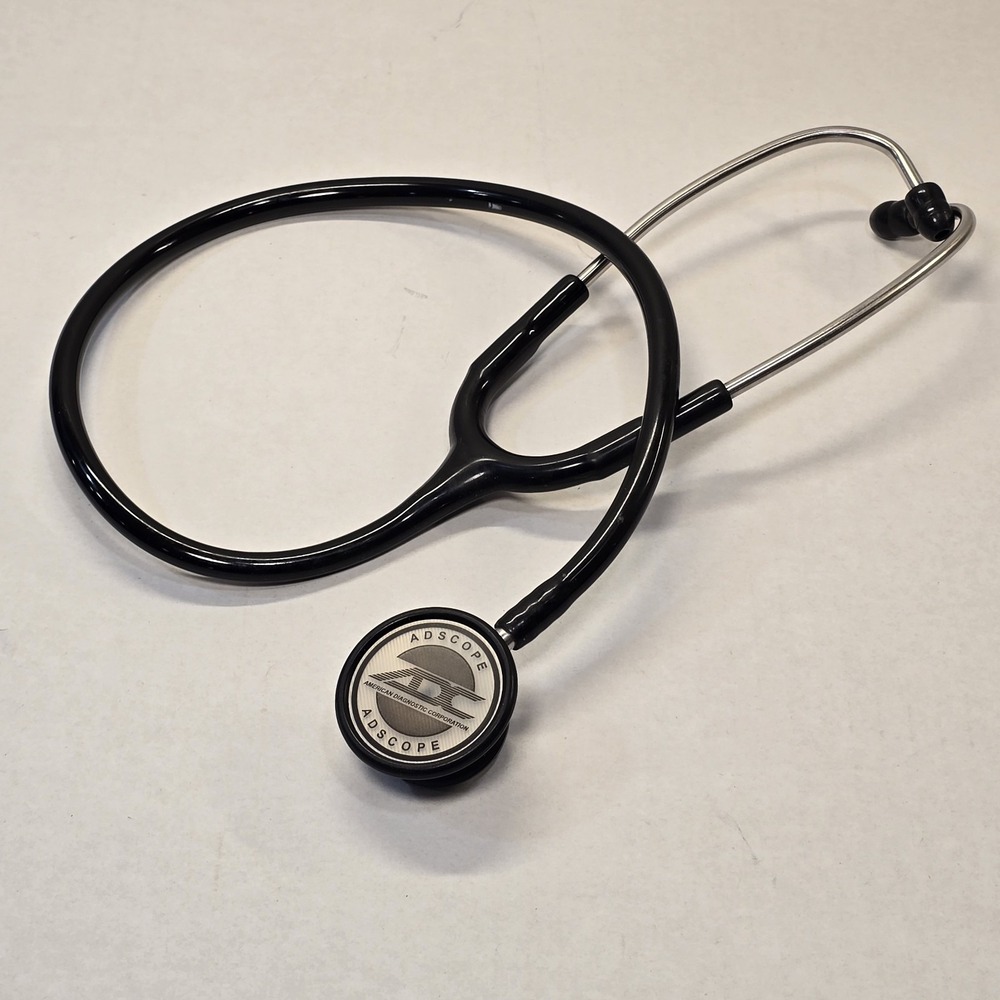 Adscope Stethoscope Clinician RN Doctor‎ Black Stainless Steel Halloween Costume
